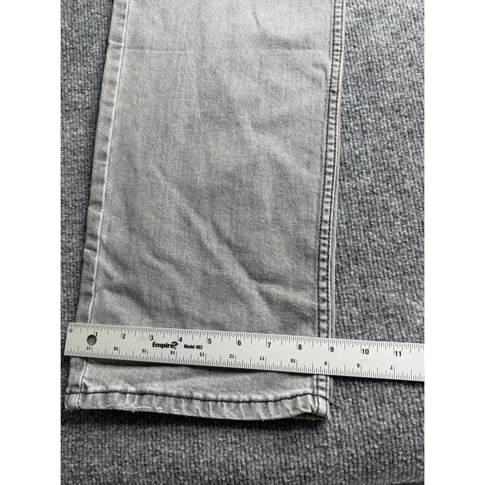 Levi's  514 Jeans Mens 42x32 Gray Straight Fit Denim Gray